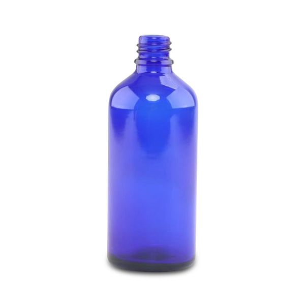 100ml Druppelfles blauw glas DIN18