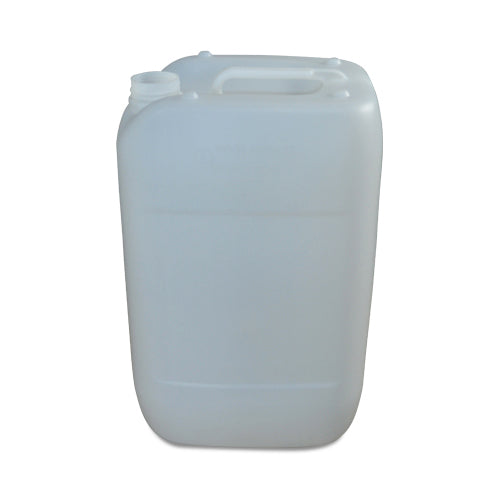 Jerrycan Plastique Naturel | 20 litres | Avec bouchon à vis noir